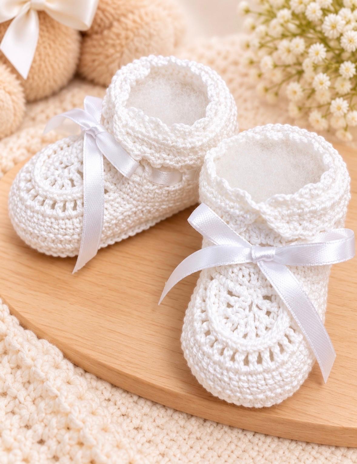 BOTIN EN CROTCHET NB