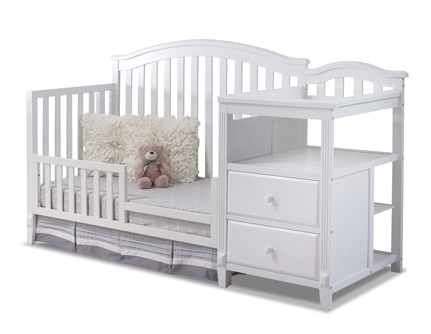 BERKLEY CRIB AND CHANGER WHITE
