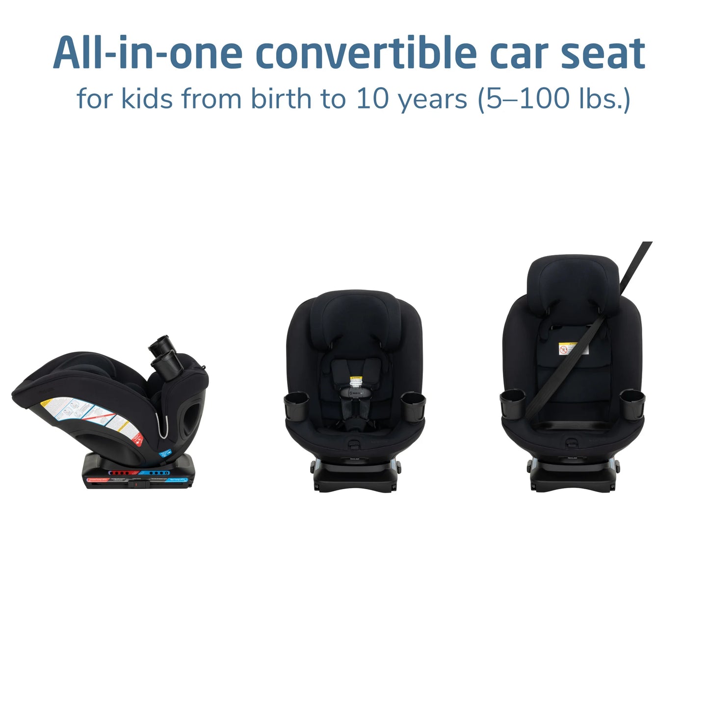Sela All-in-One Convertible Car Seat Caspian Caviar