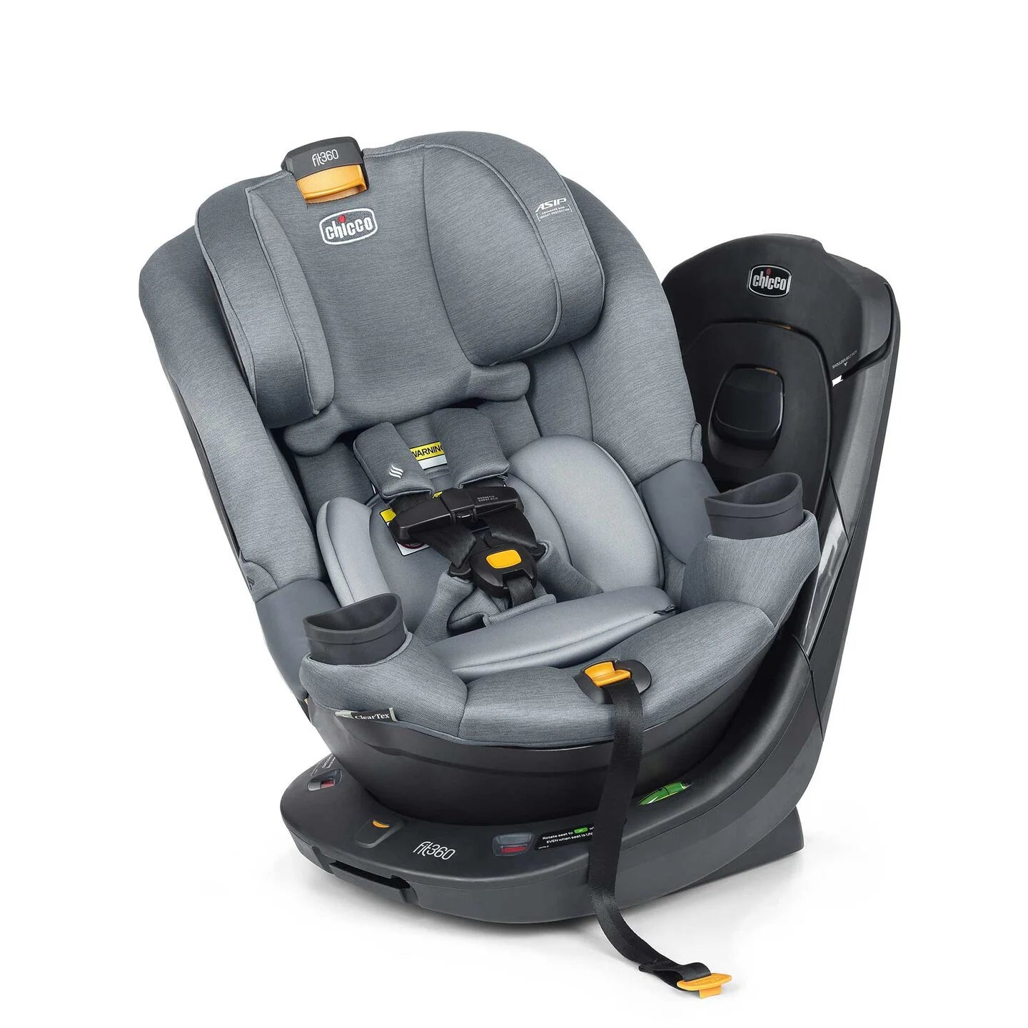 Fit360 ClearTex Rotating Convertible Car Seat - Titanium