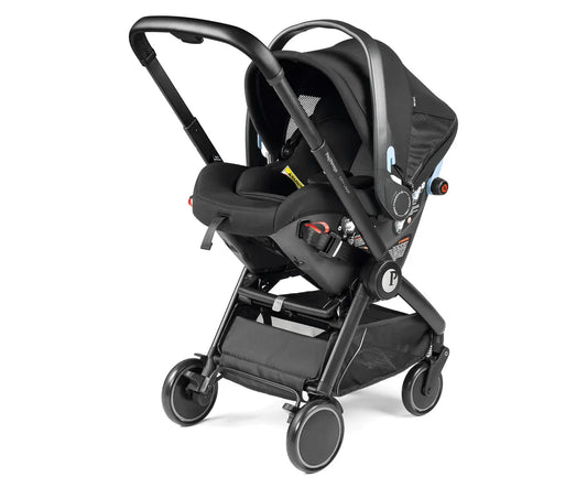 City Loop + Urban Mobility Infant Car Seat and Stroller Combo True Black