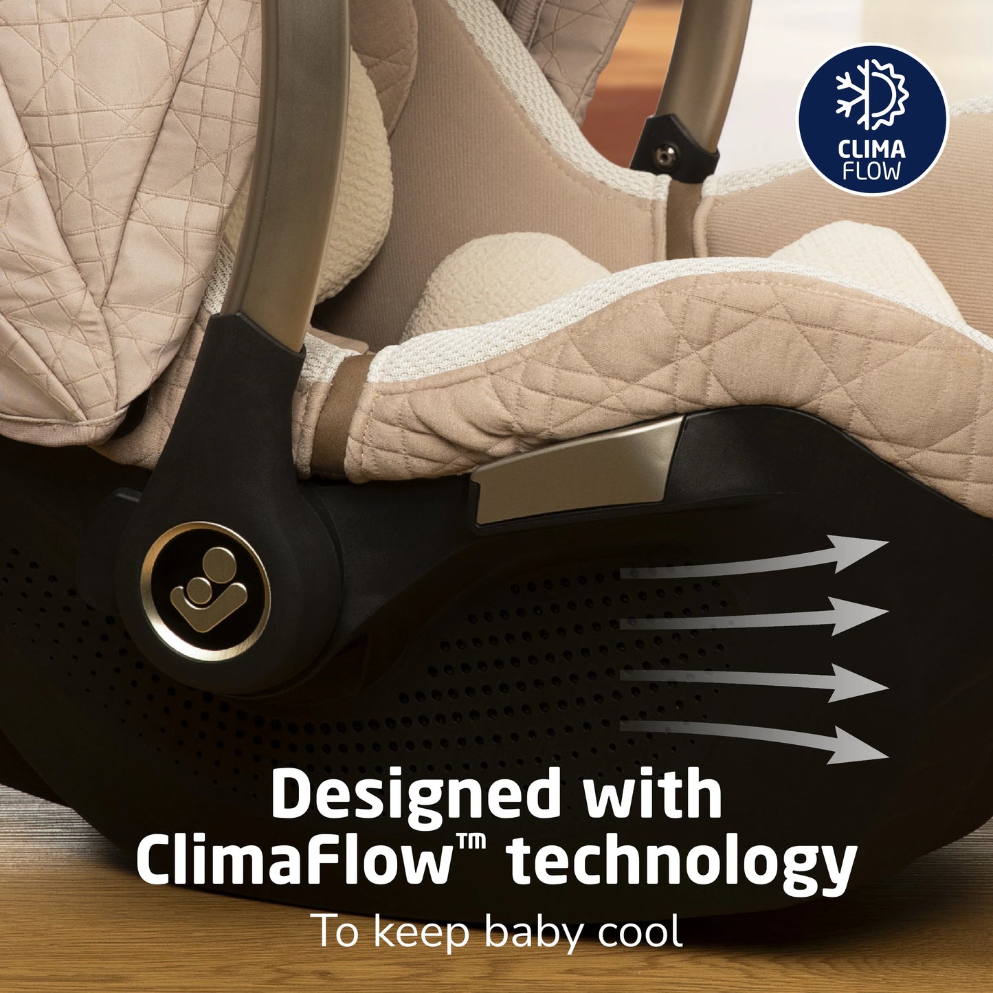 Peri™ 180° Rotating Infant Car Seat - Kindred Collection Natural Heritage