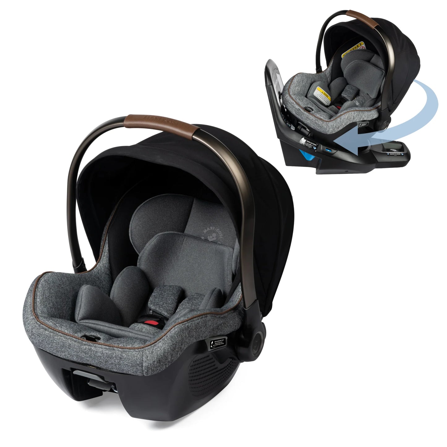 Peri™ 180° Rotating Infant Car Seat Onyx Wonder