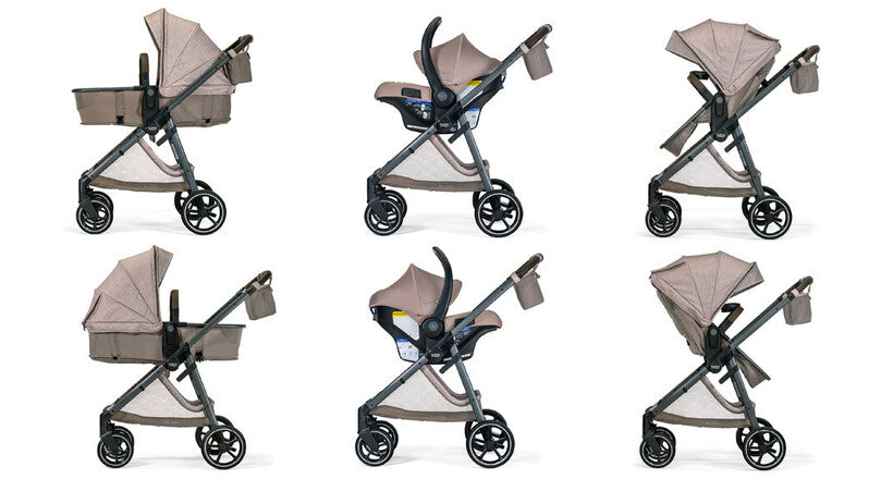 Phases™ Travel System — Includes Pramette Mode Teak