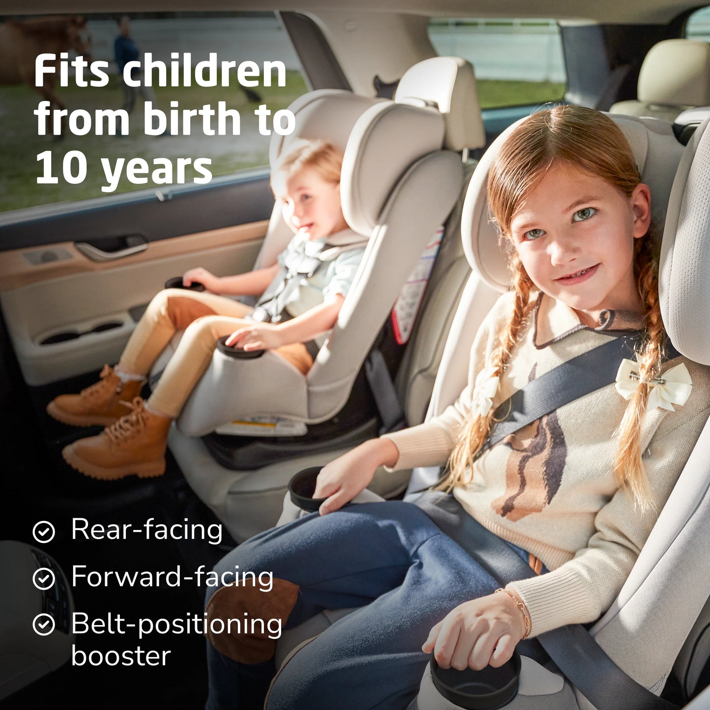 Pria™ All-in-One Convertible Car Seat Blackened Pearl
