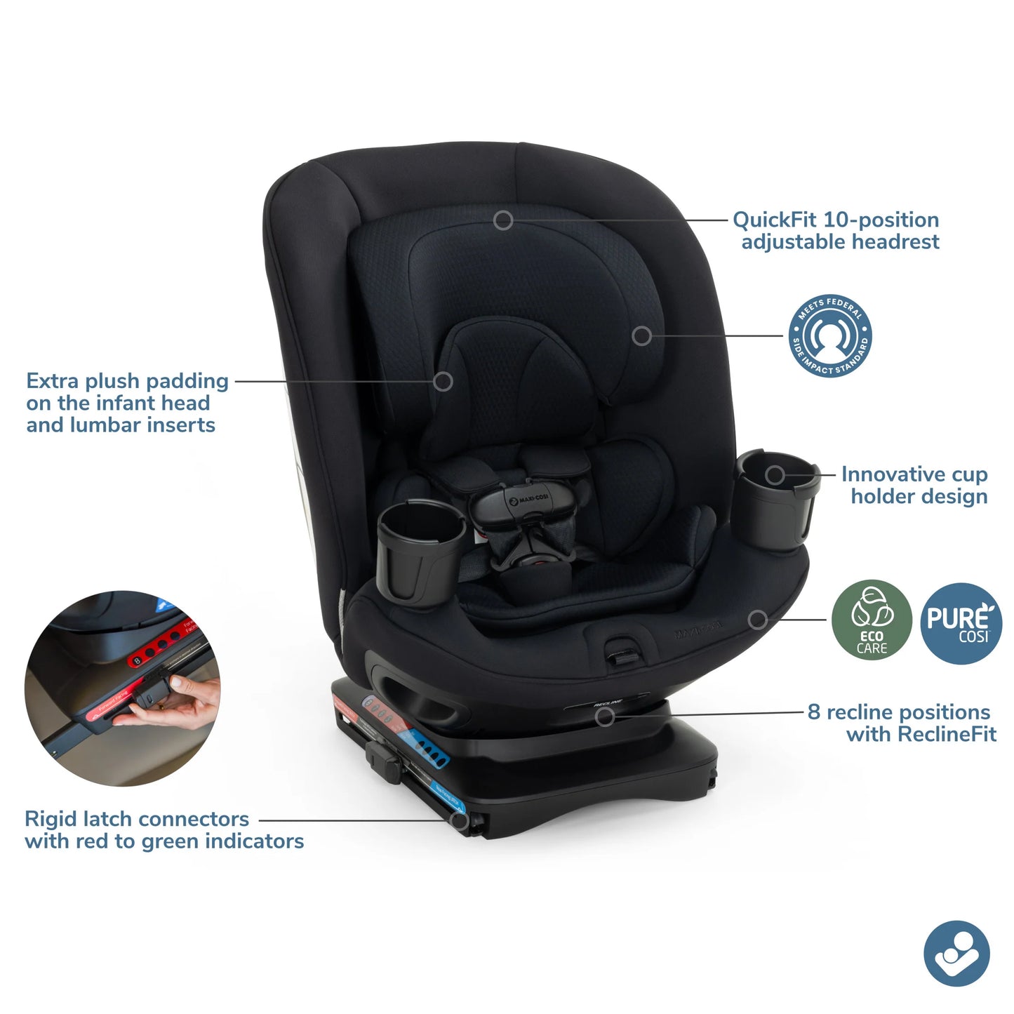 Sela All-in-One Convertible Car Seat Truffle
