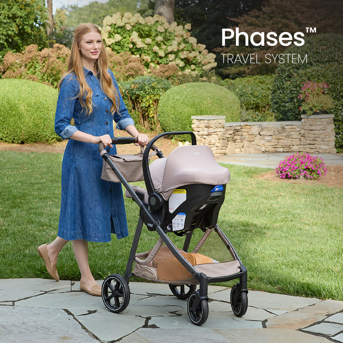 Phases™ Travel System — Includes Pramette Mode Teak