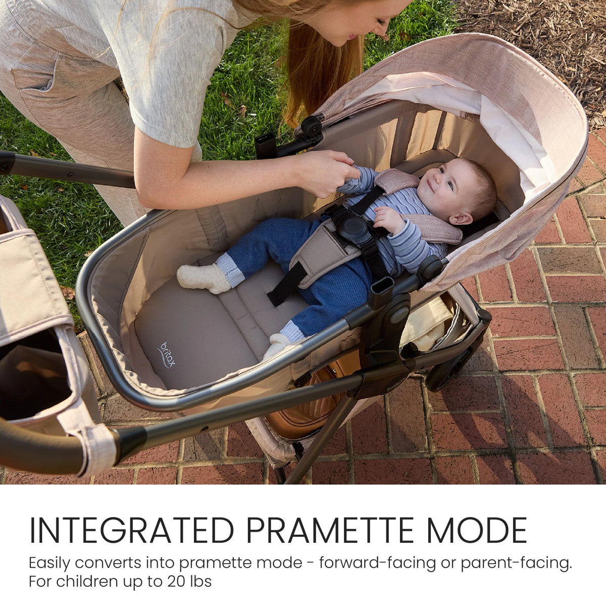 Phases™ Travel System — Includes Pramette Mode Teak