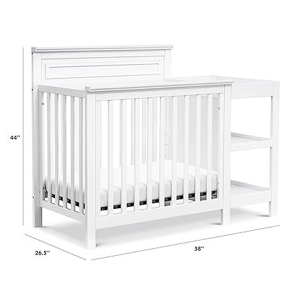 MINI CRIB / MINI CUNA CONERTIBLE A CAMA TWIN