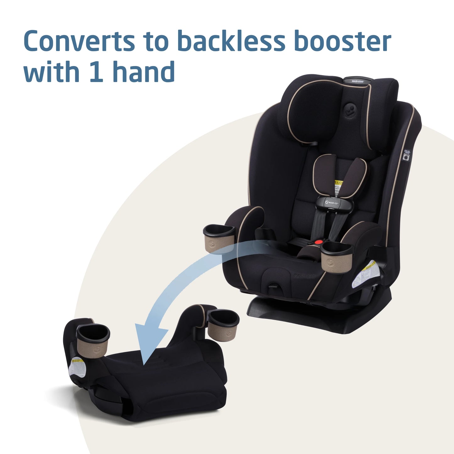 Kani 4-in-1 Convertible Car Seat Caspian Caviar