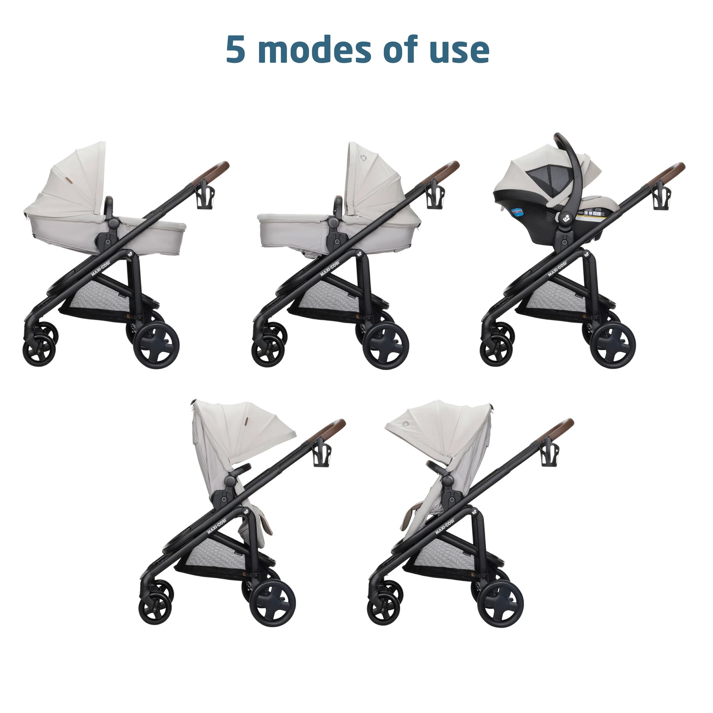 Tayla™ Max 5-in-1 Modular Travel System Onyx Wonder